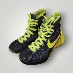 Nike Hyperdunk 2015 PRM Basketball Shoes Camo Olive youths 's Size 4